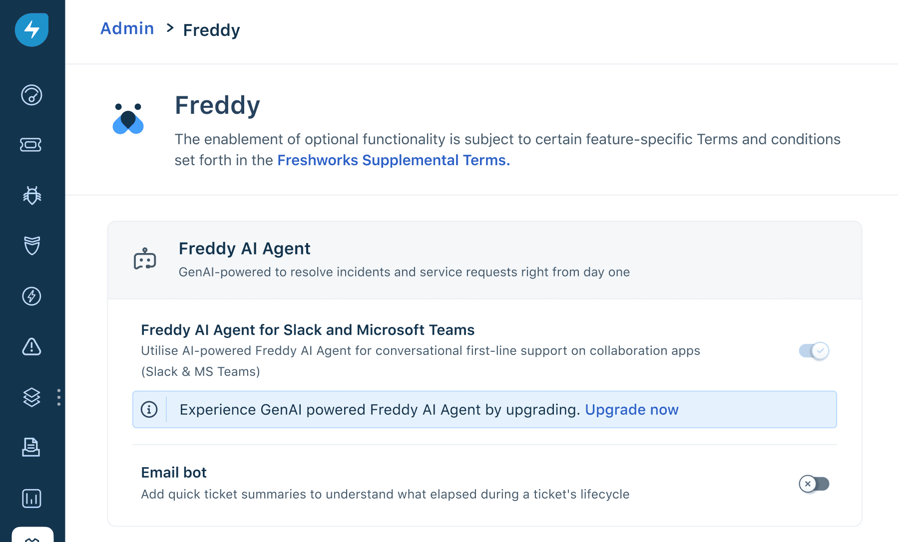 Freshservice screenshot