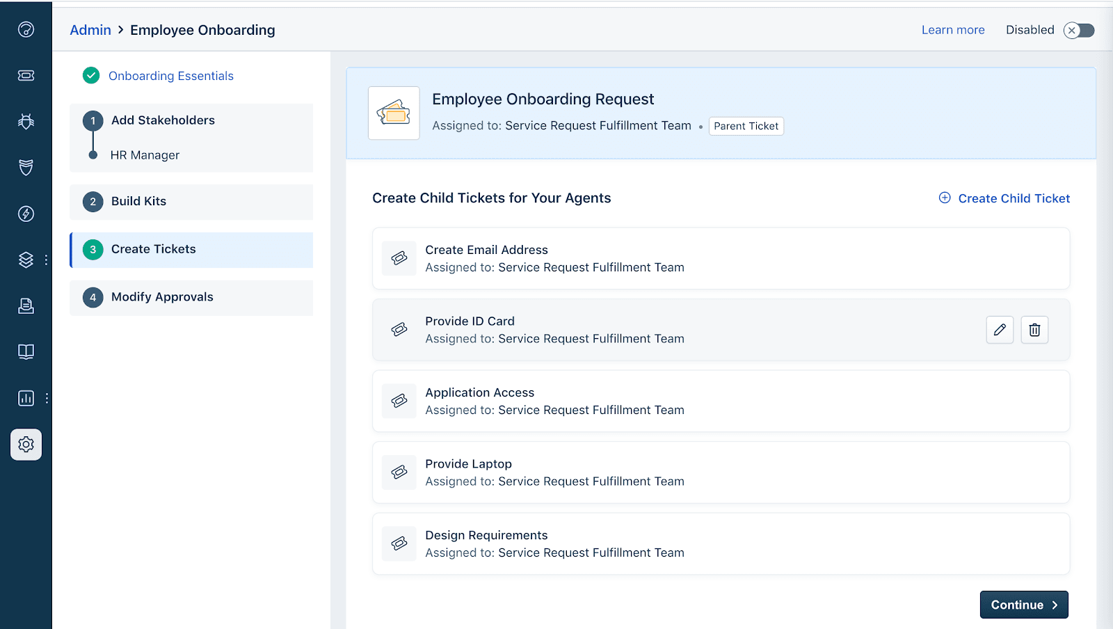 Freshservice screenshot