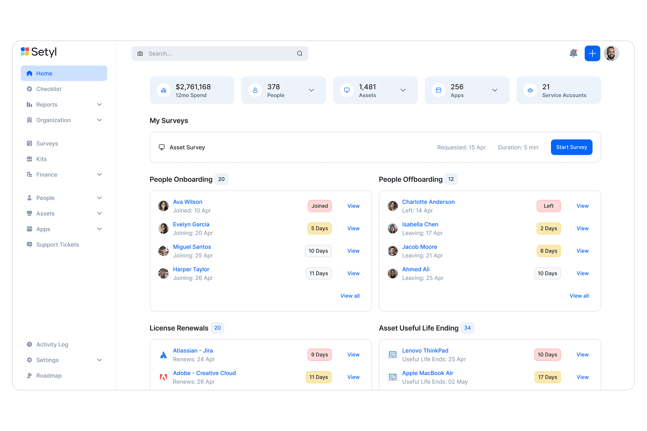 Setyl screenshot