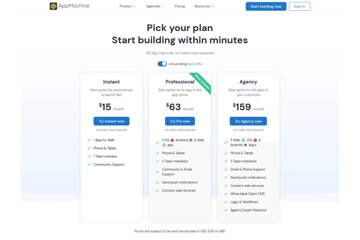 AppMachine screenshot