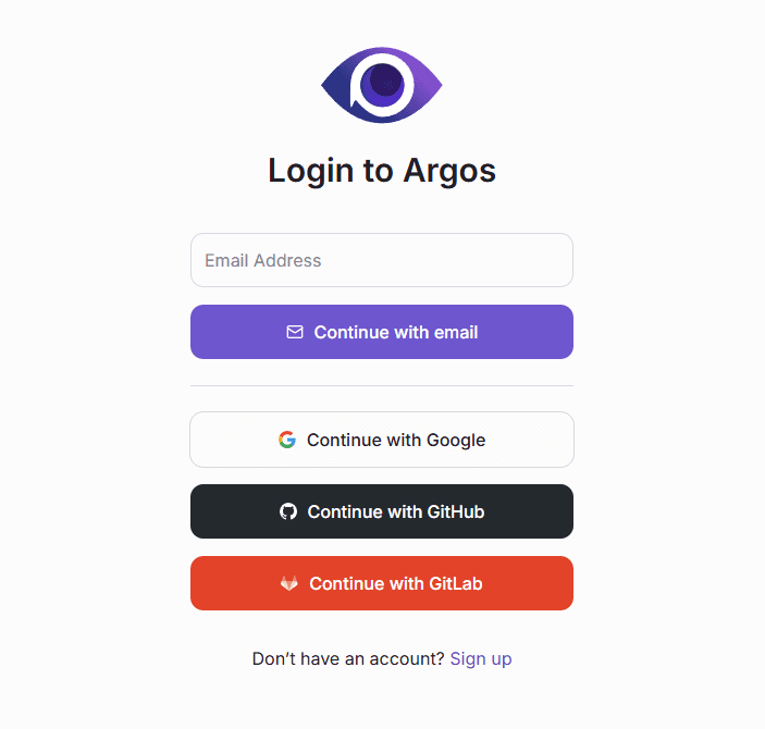 Argos screenshot