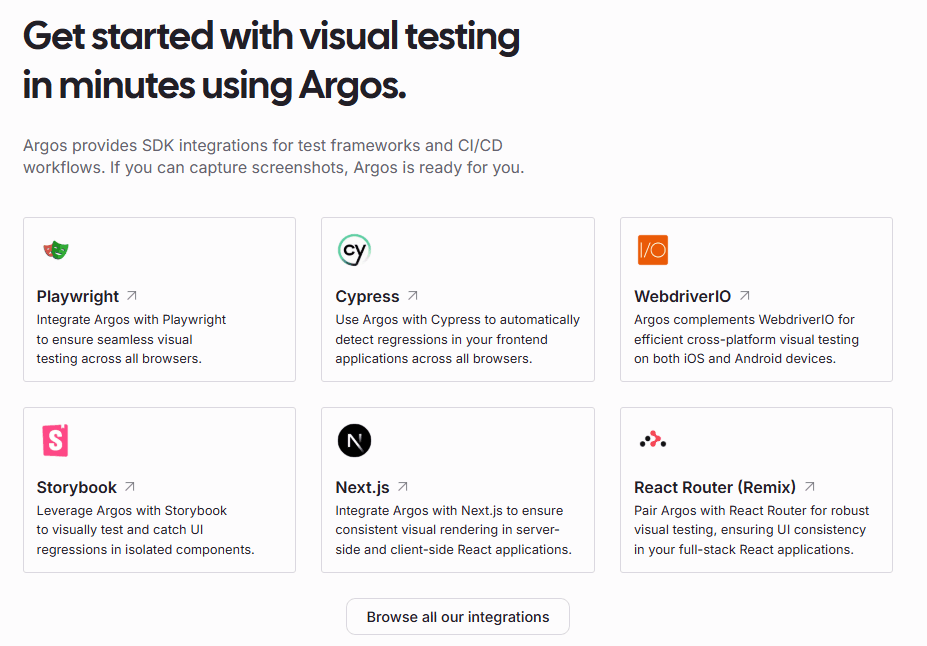 Argos screenshot