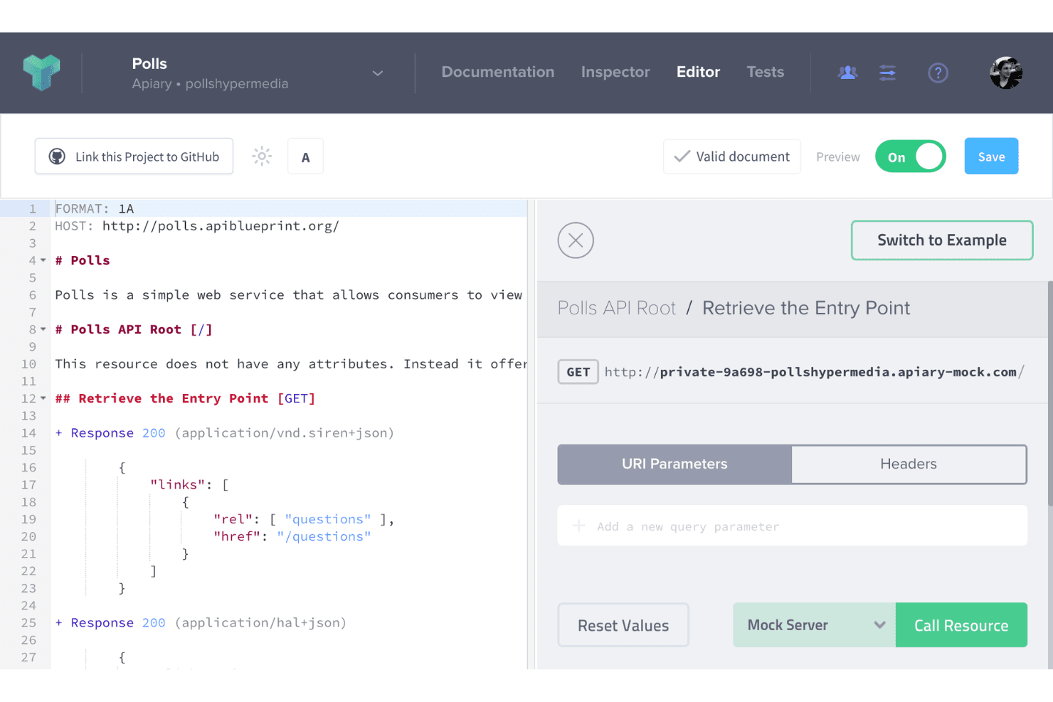 Apiary screenshot