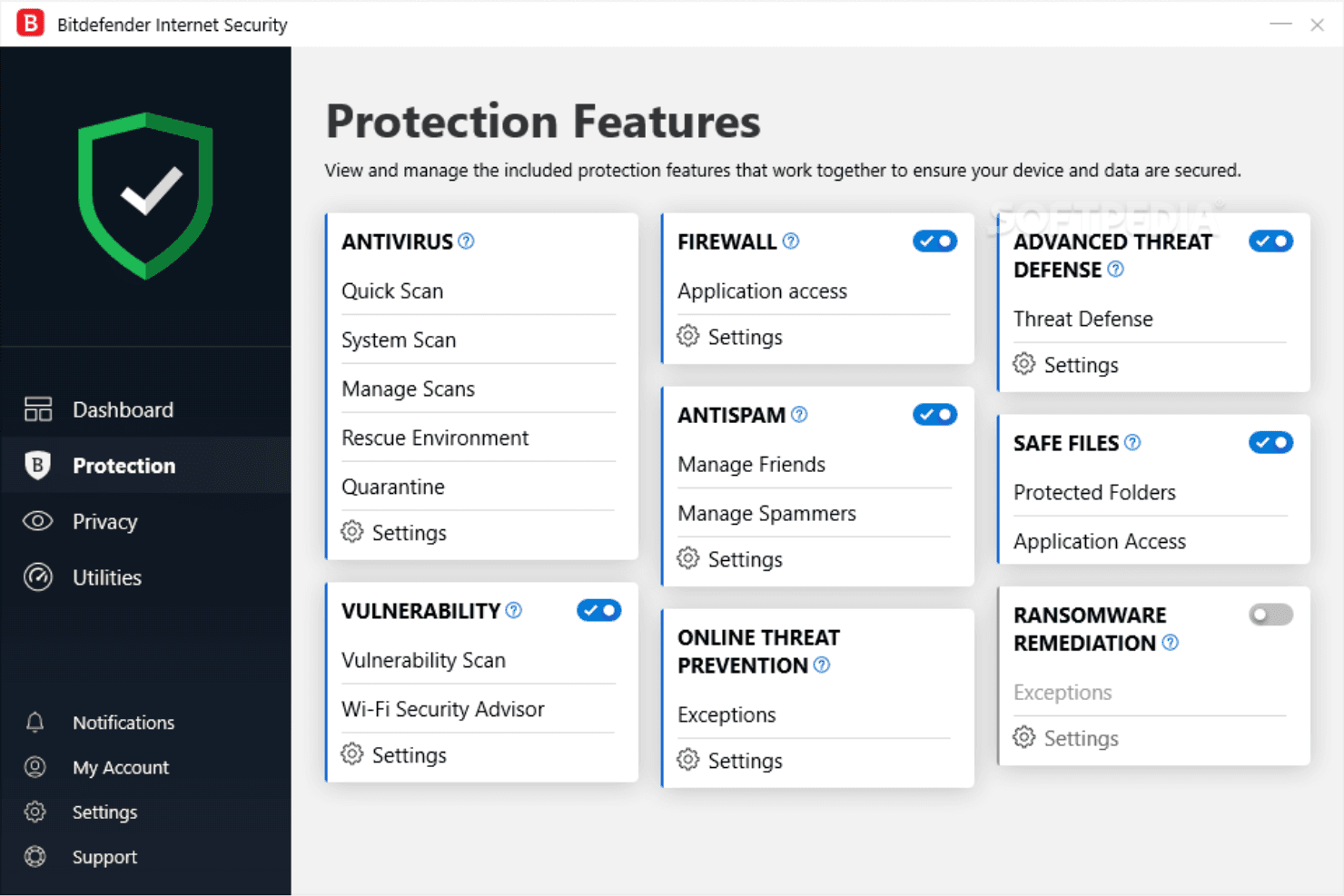 Bitdefender Total Security screenshot