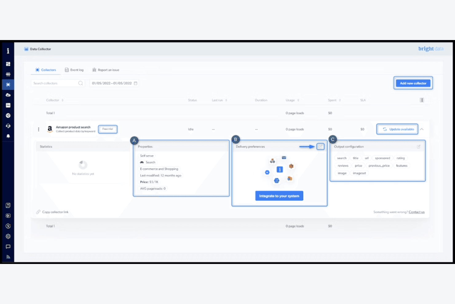 Bright Data screenshot