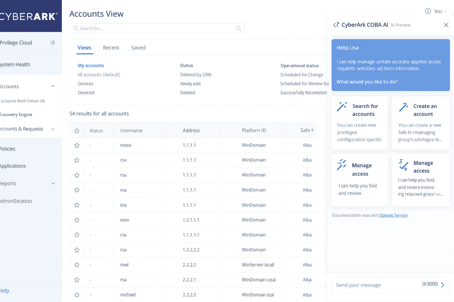 CyberArk Workforce Identity and Access Management (IAM) screenshot