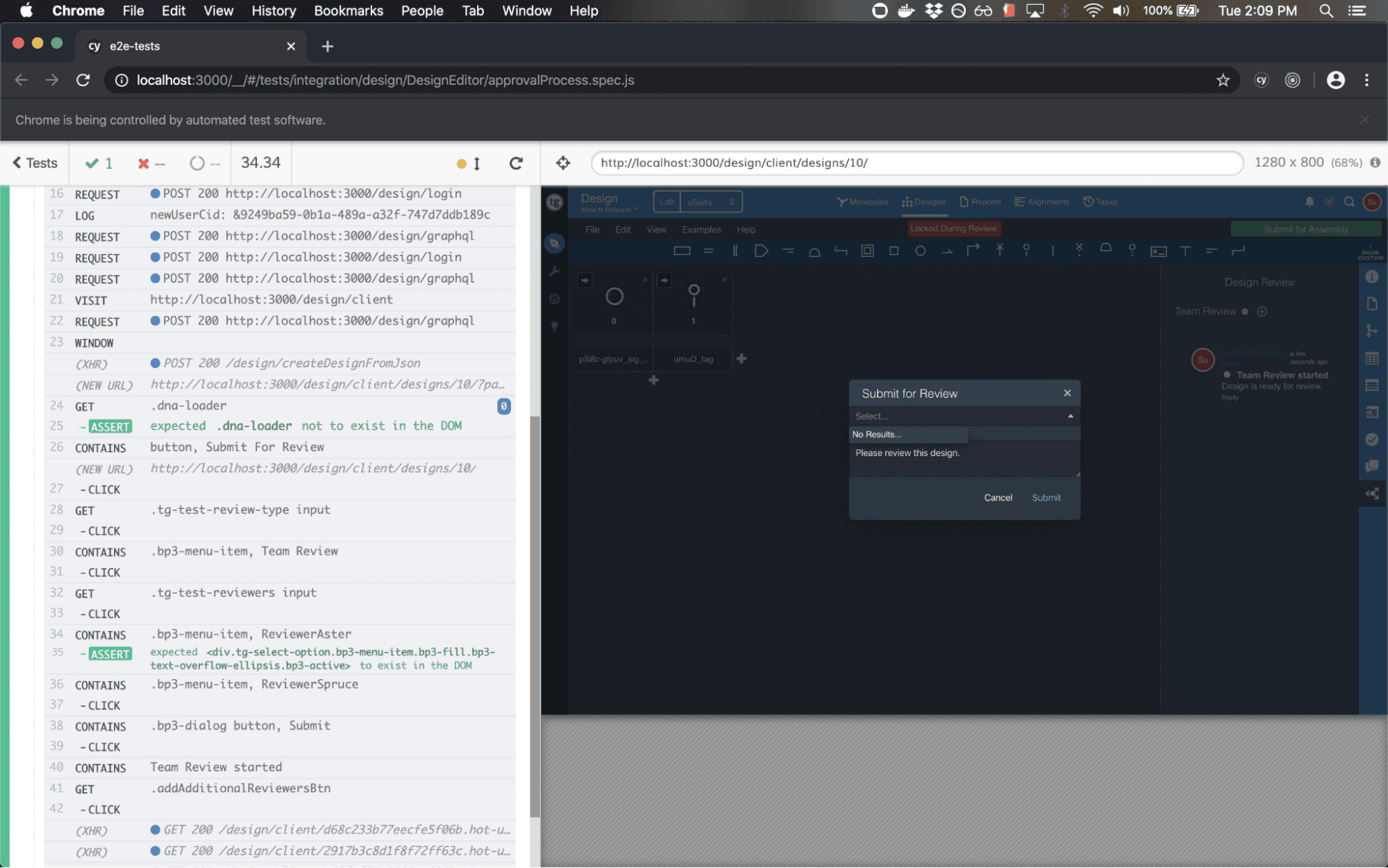Cypress screenshot