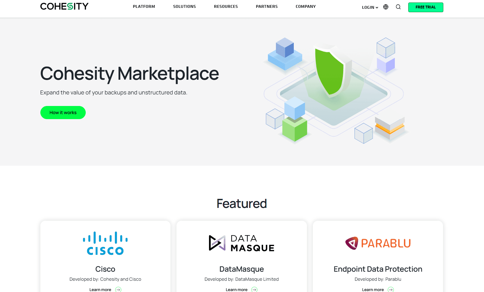 Cohesity screenshot