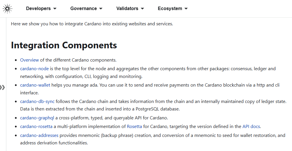 Cardano screenshot