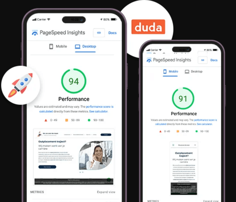 Duda screenshot