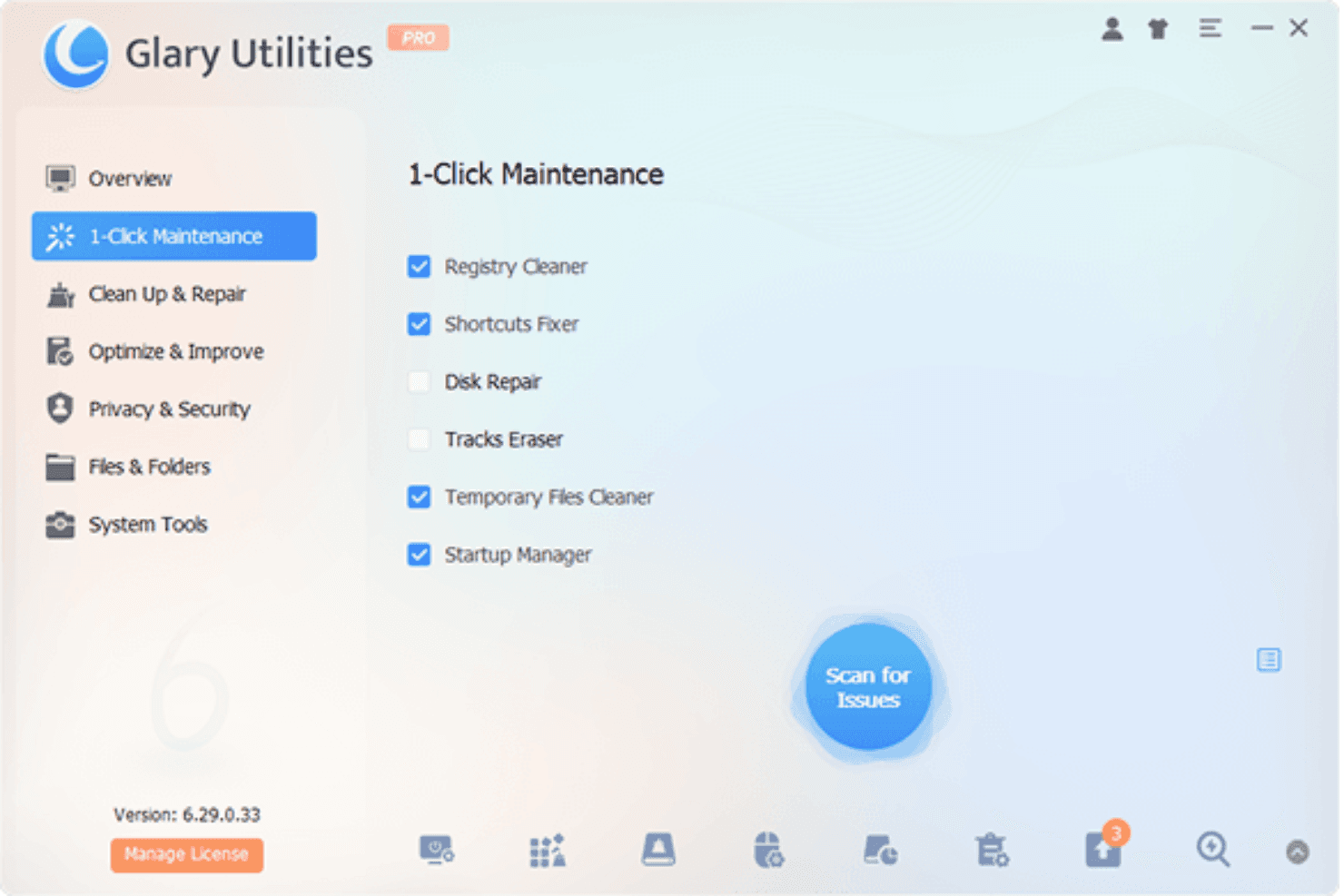 Glary Utilities screenshot