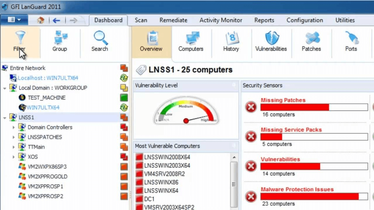 GFI Languard screenshot