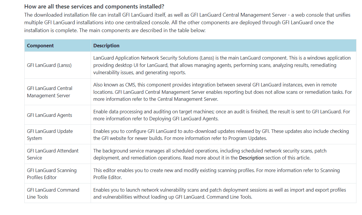 GFI Languard screenshot