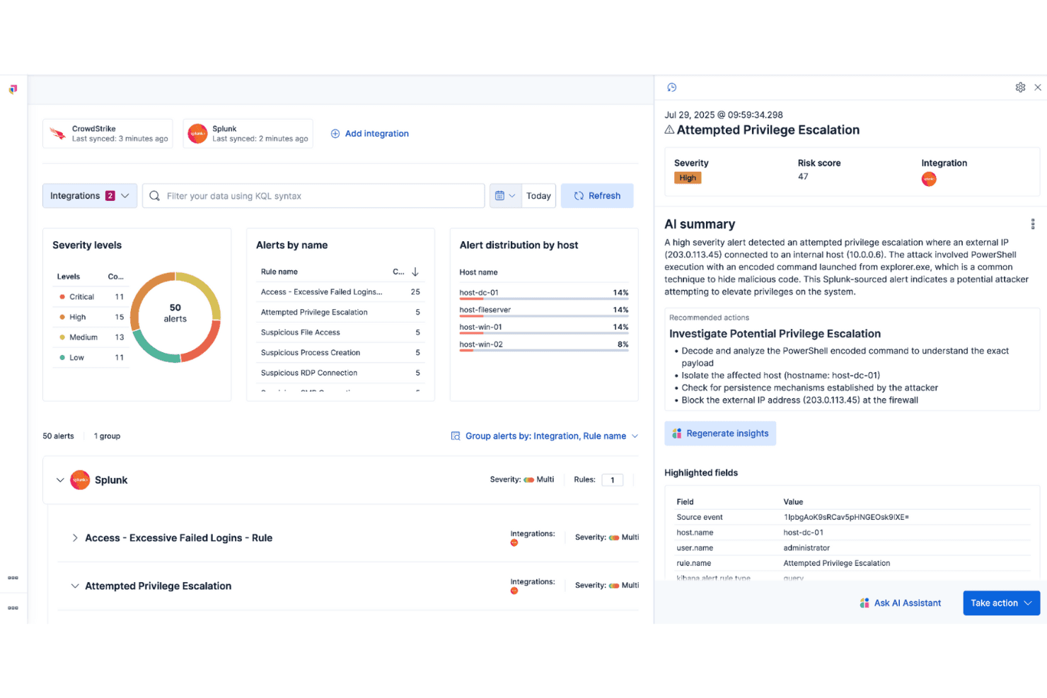 Elastic screenshot