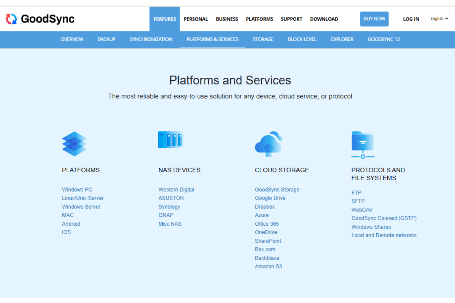 GoodSync screenshot