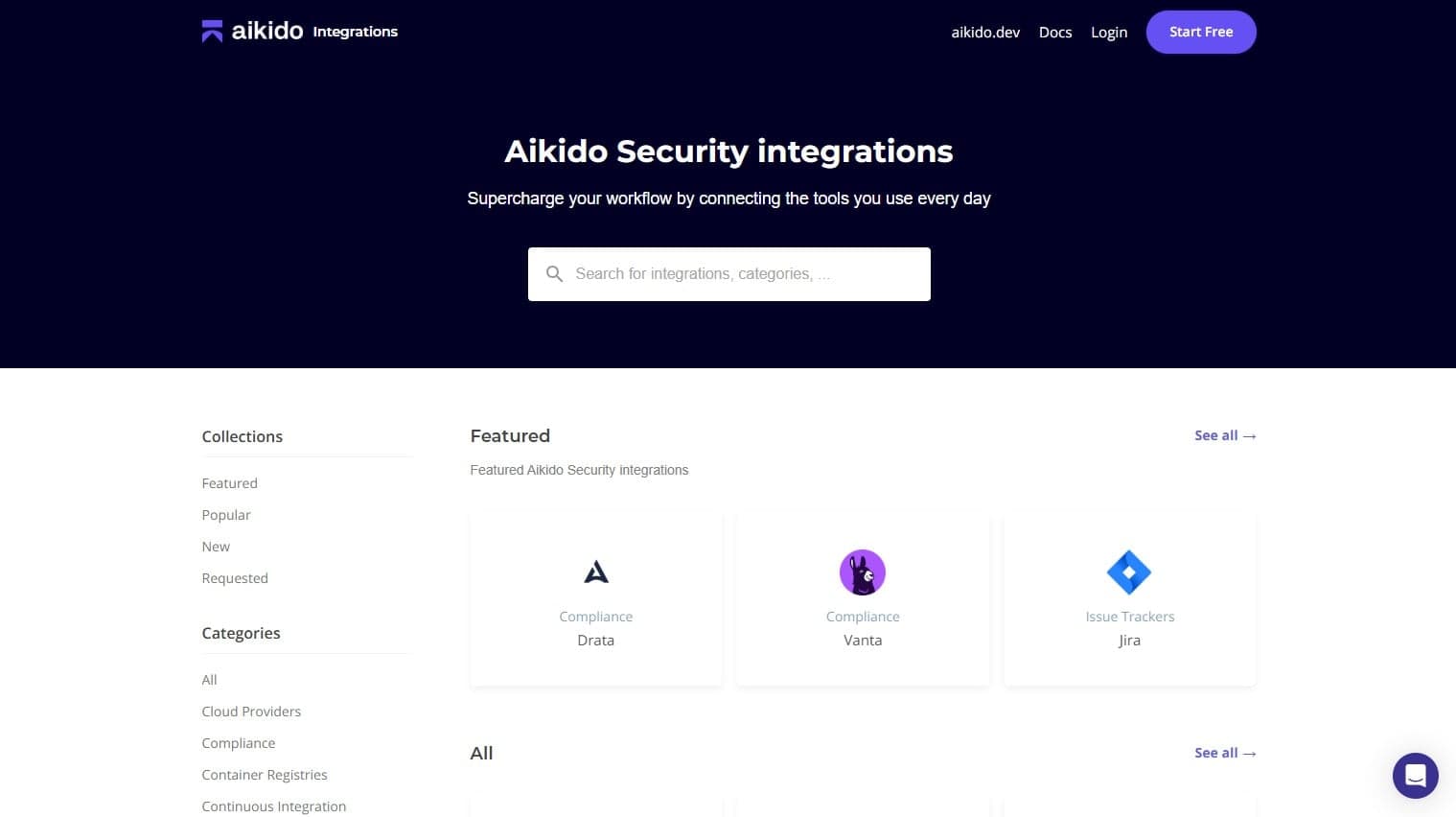 Aikido Security screenshot