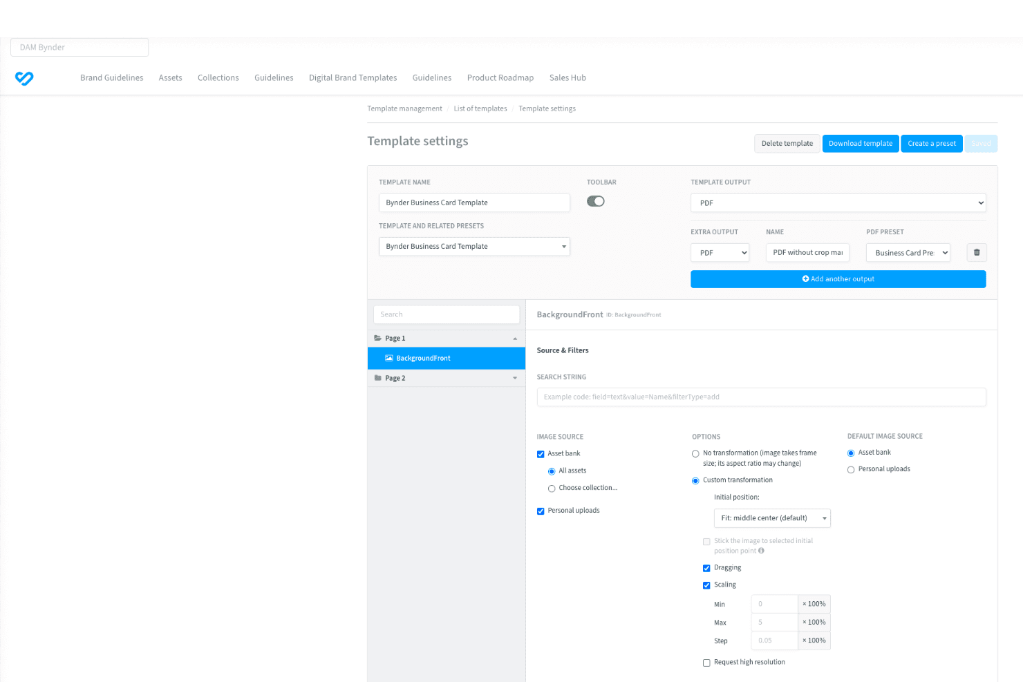Bynder screenshot