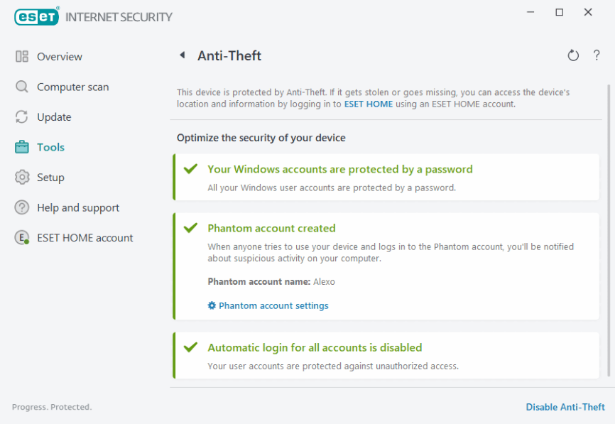 ESET Internet Security screenshot