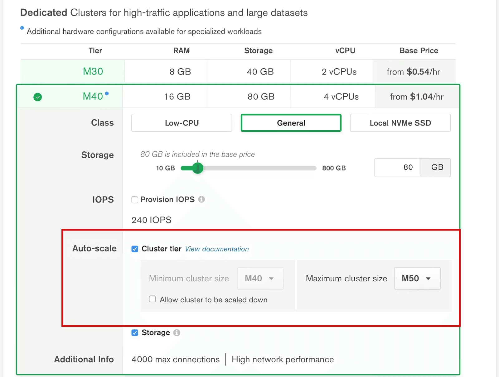 MongoDB Atlas screenshot