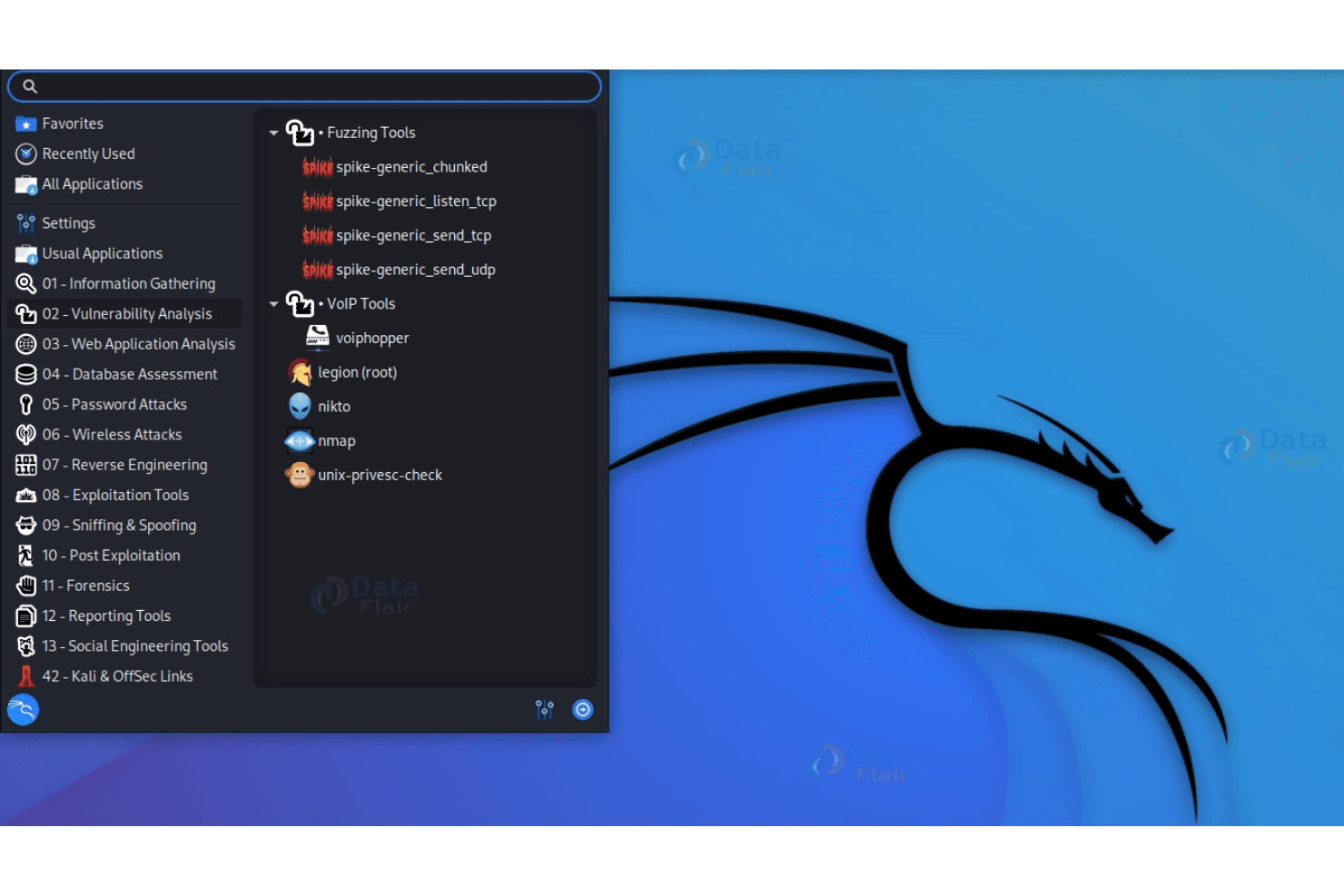 Kali Linux screenshot