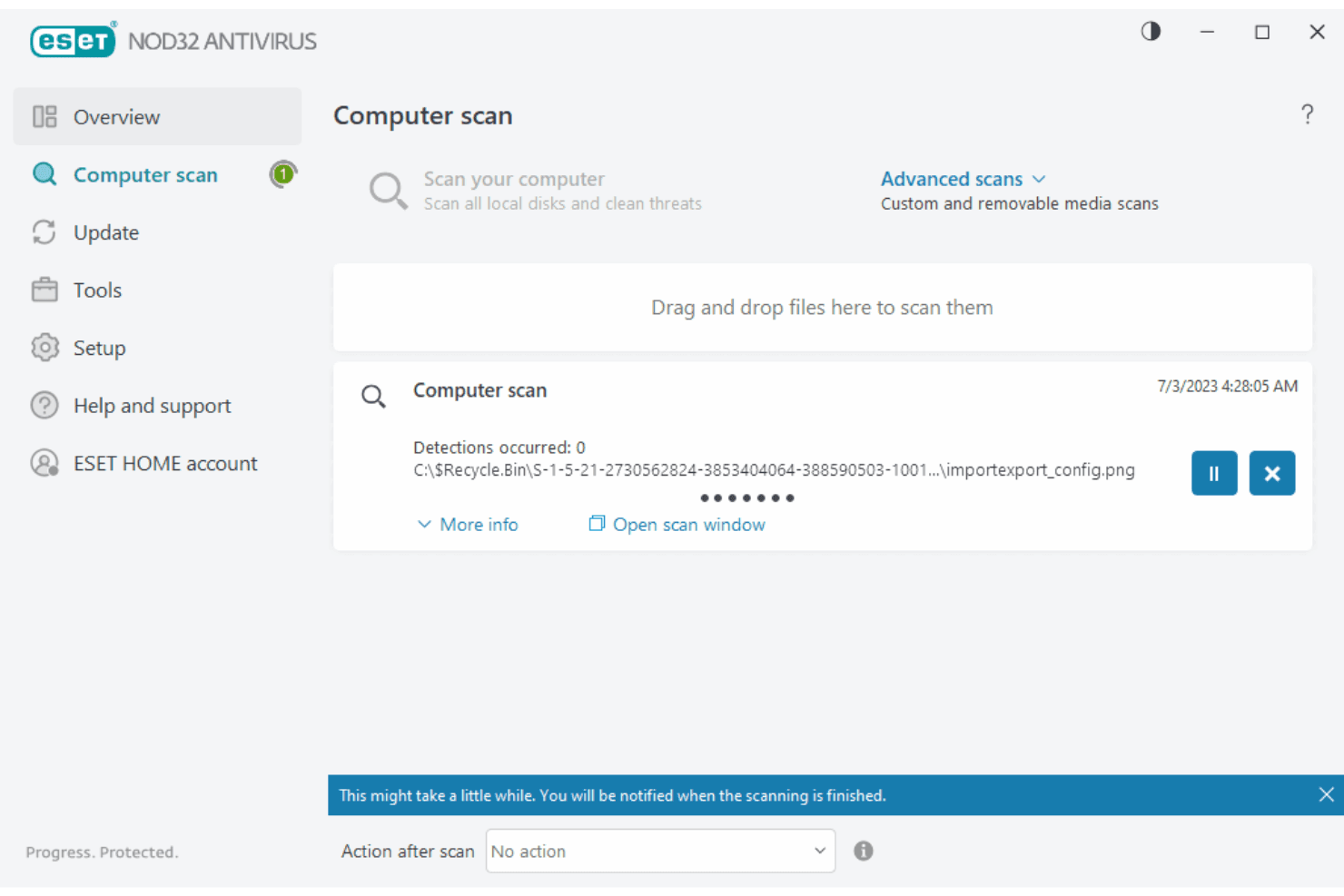 ESET screenshot