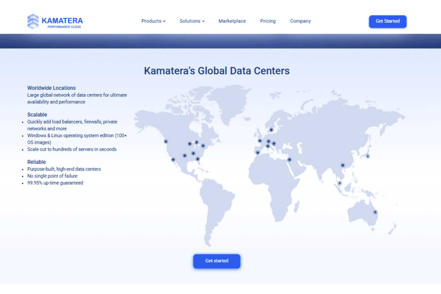Kamatera screenshot