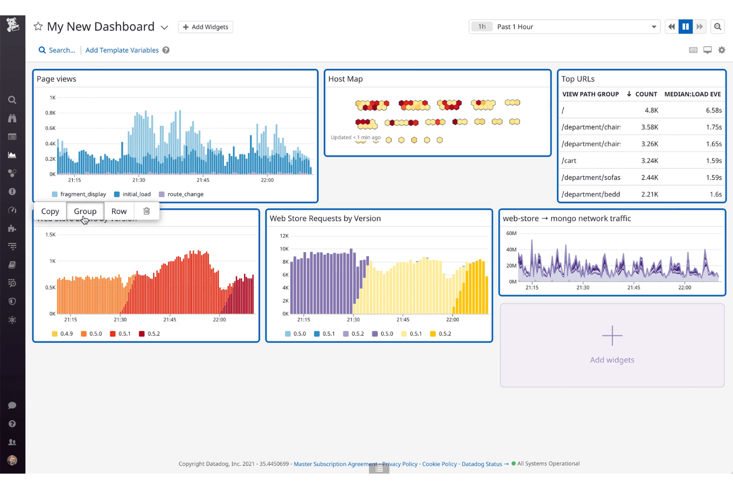 Datadog screenshot