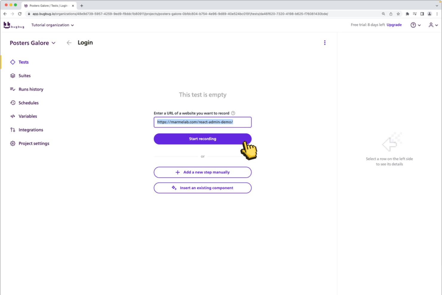BugBug screenshot