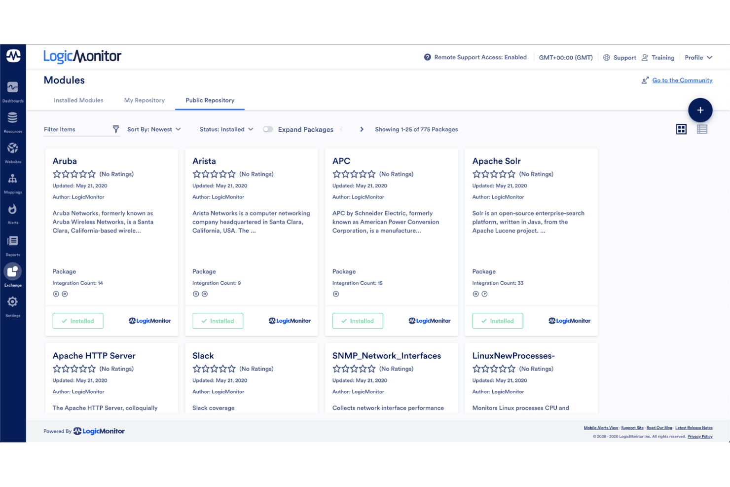 LogicMonitor screenshot