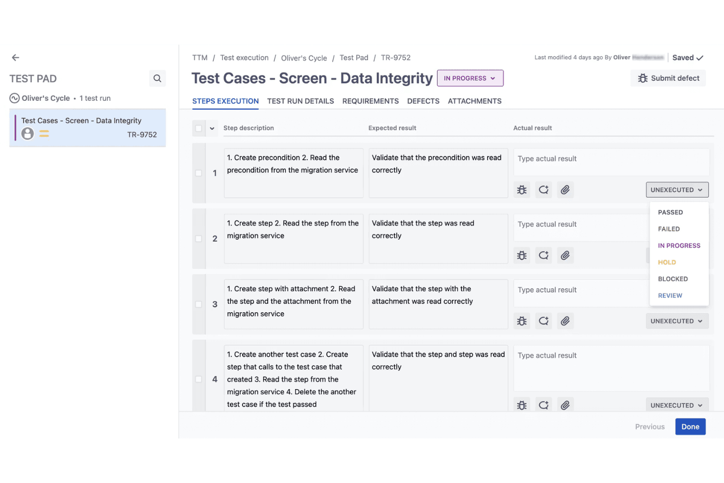 Tricentis Tosca screenshot