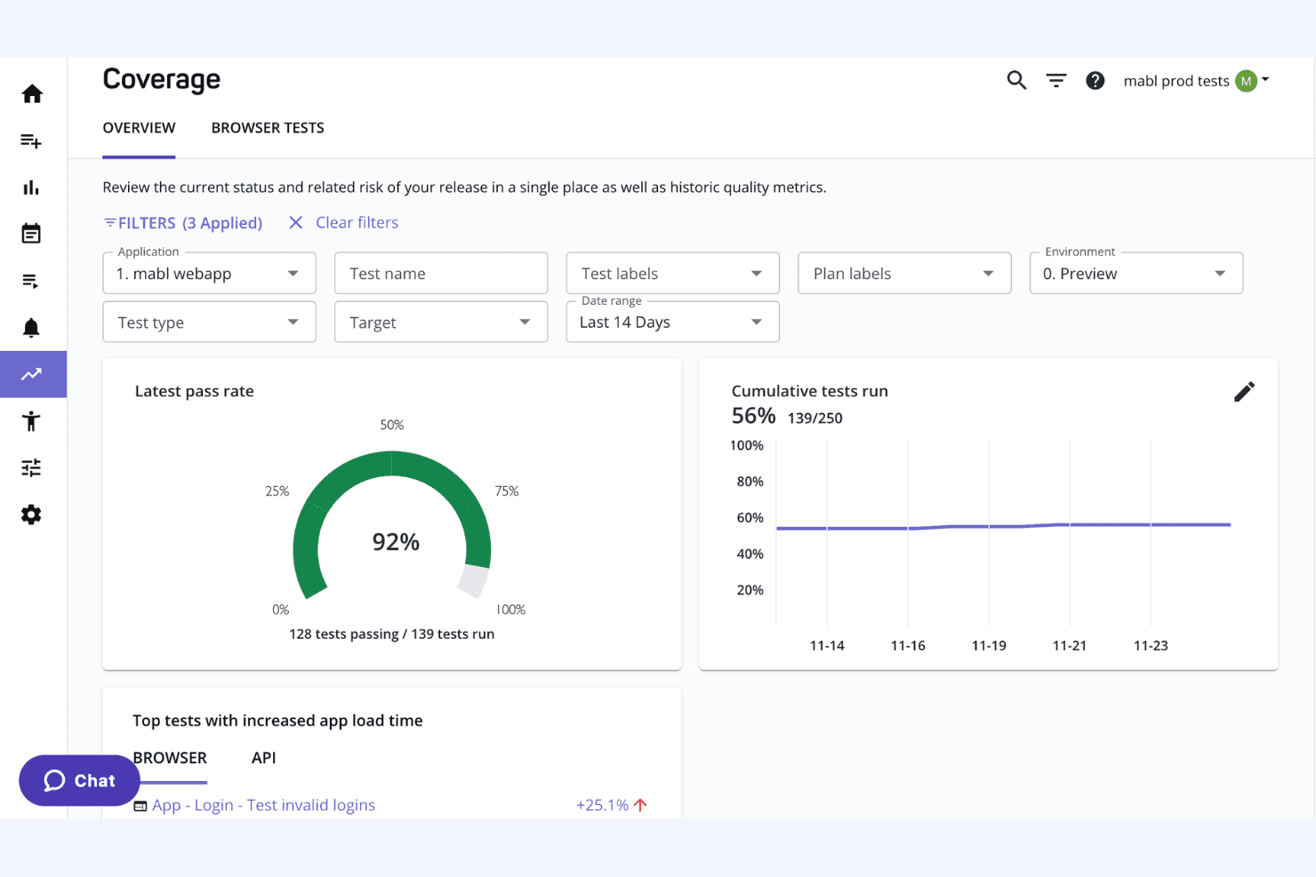 Mabl screenshot