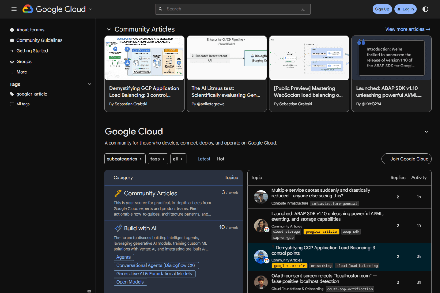 Google App Engine screenshot