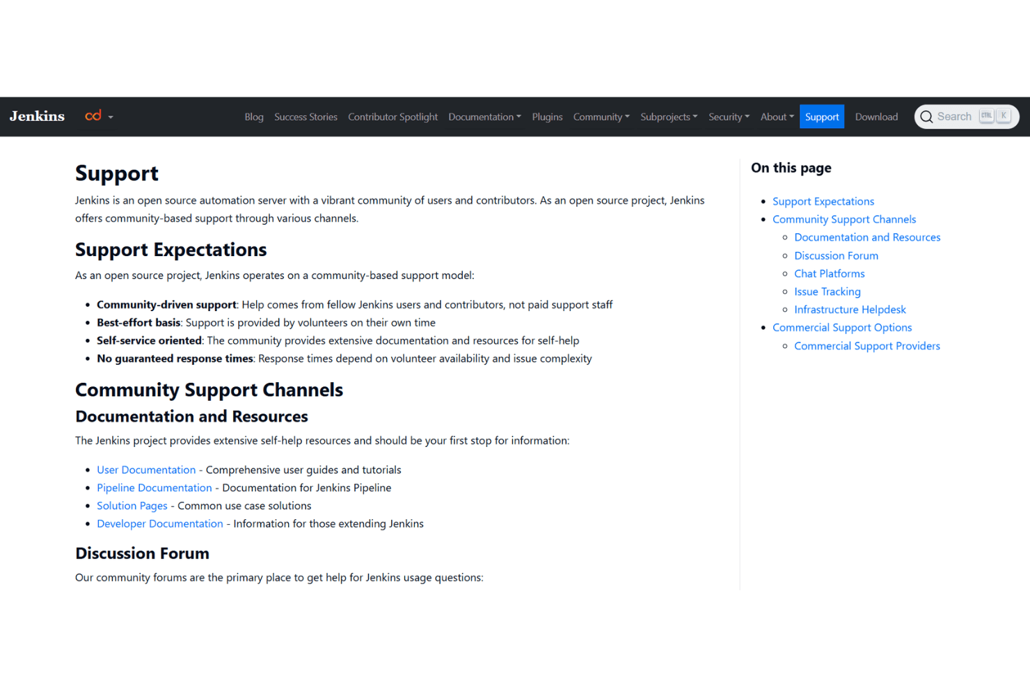 Jenkins screenshot