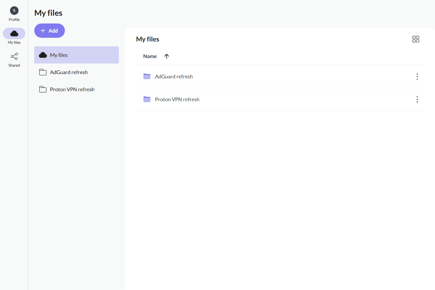 NordLocker screenshot