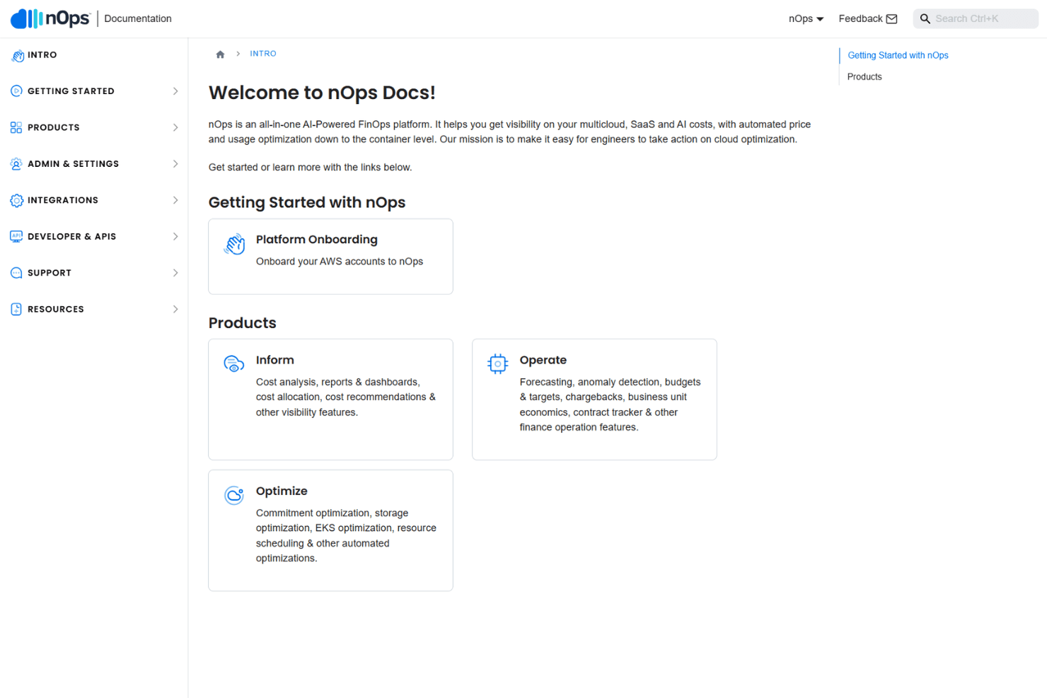 nOps screenshot