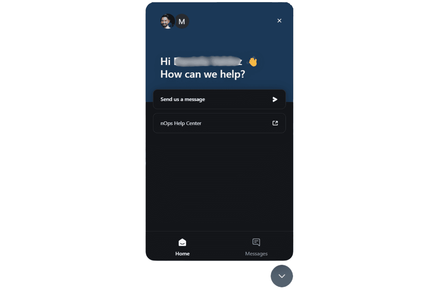 nOps screenshot