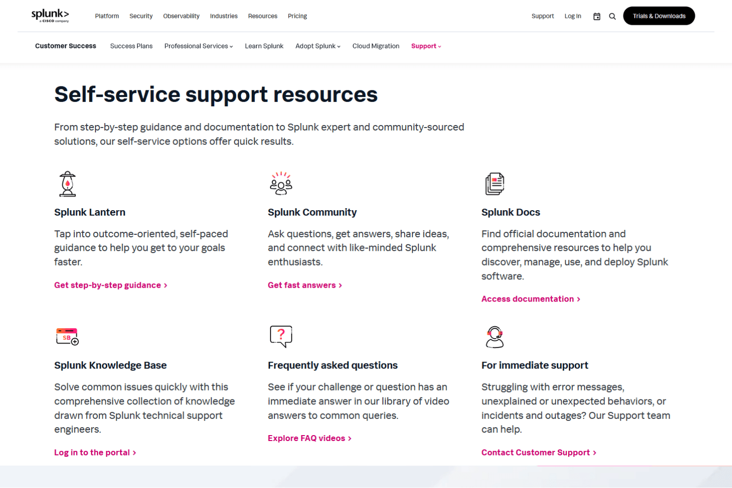 Splunk screenshot