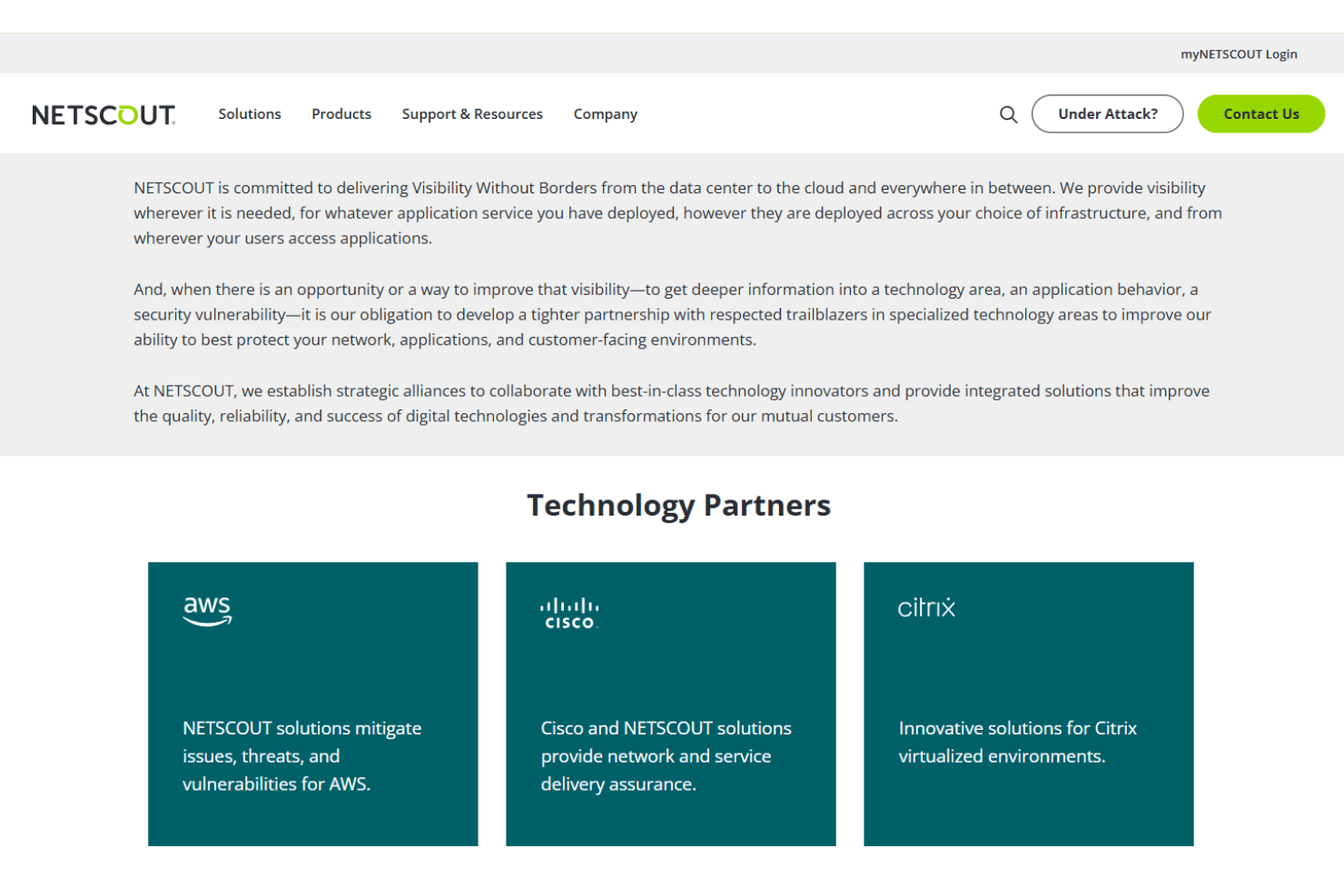NETSCOUT screenshot
