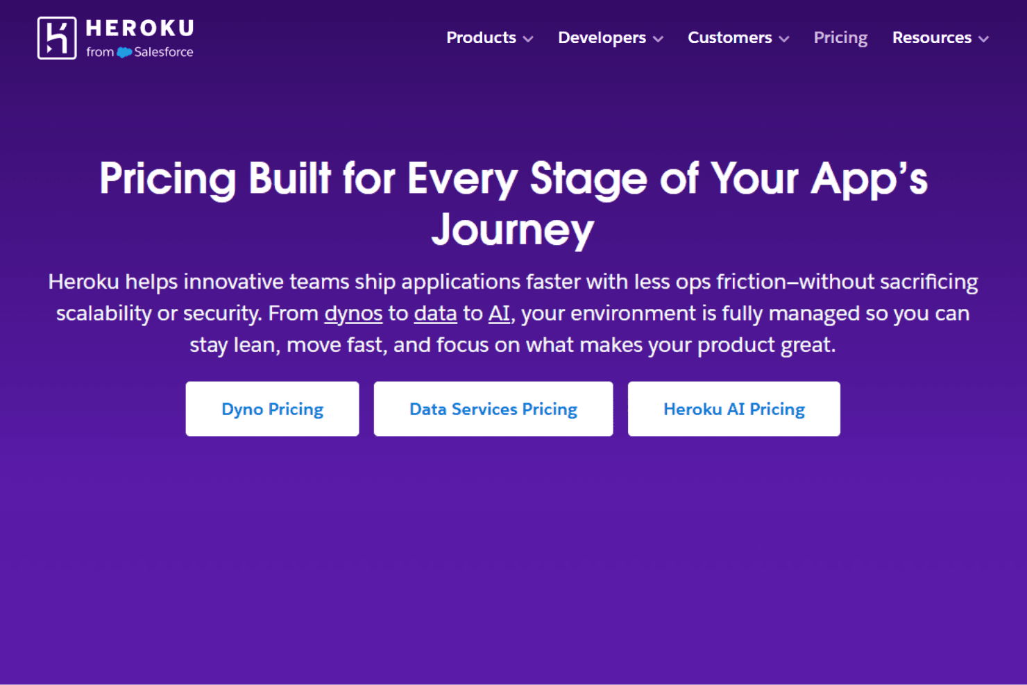 Heroku screenshot