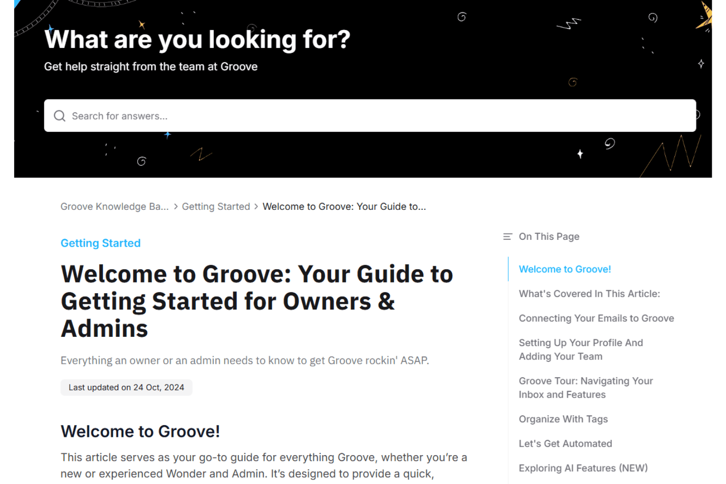 Groove HQ screenshot