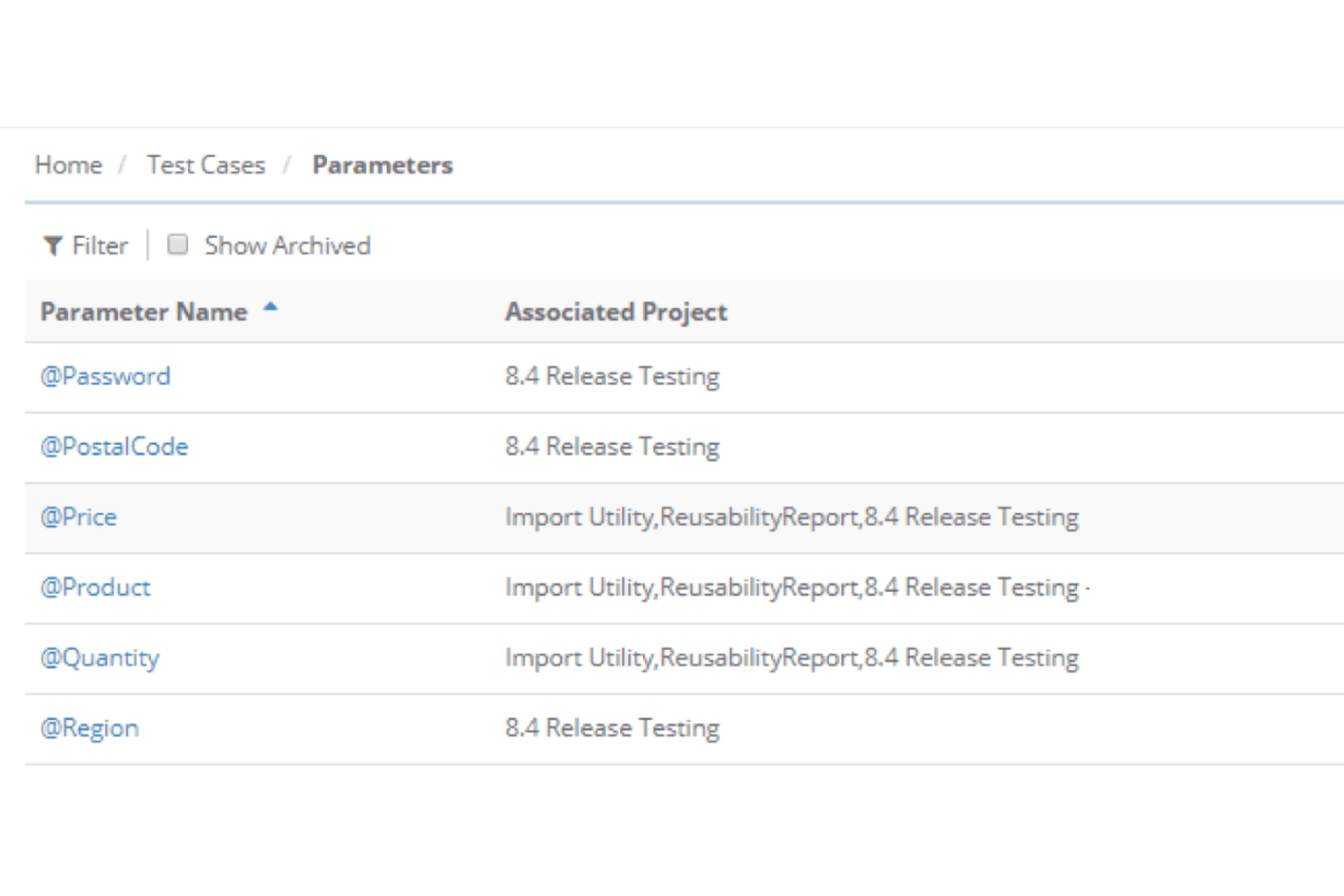 QMetry screenshot