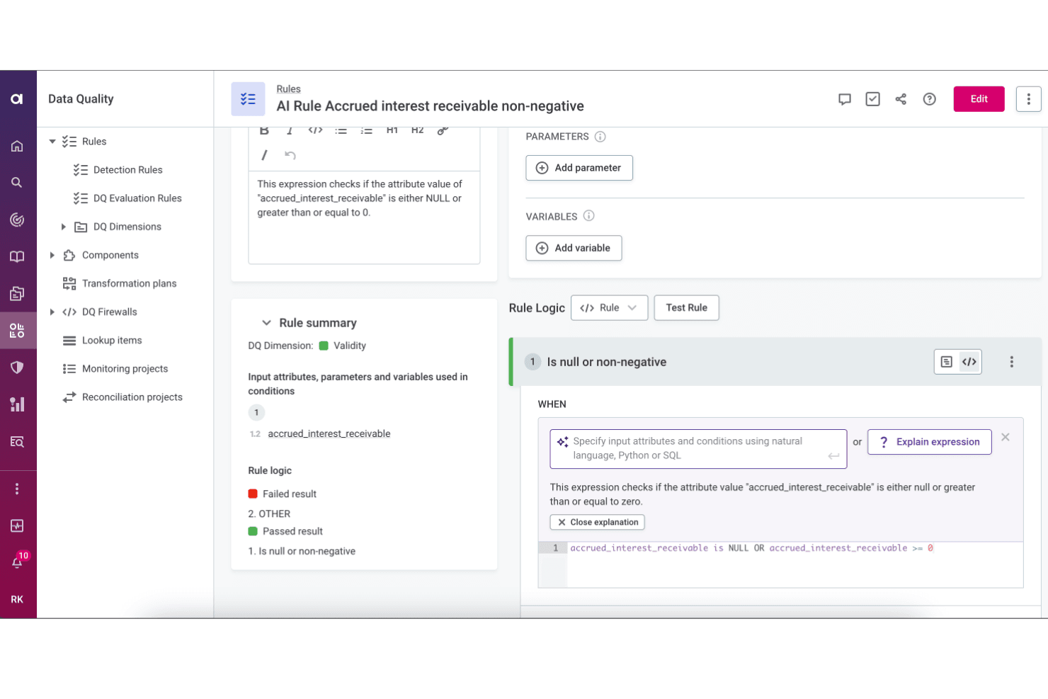Ataccama ONE screenshot