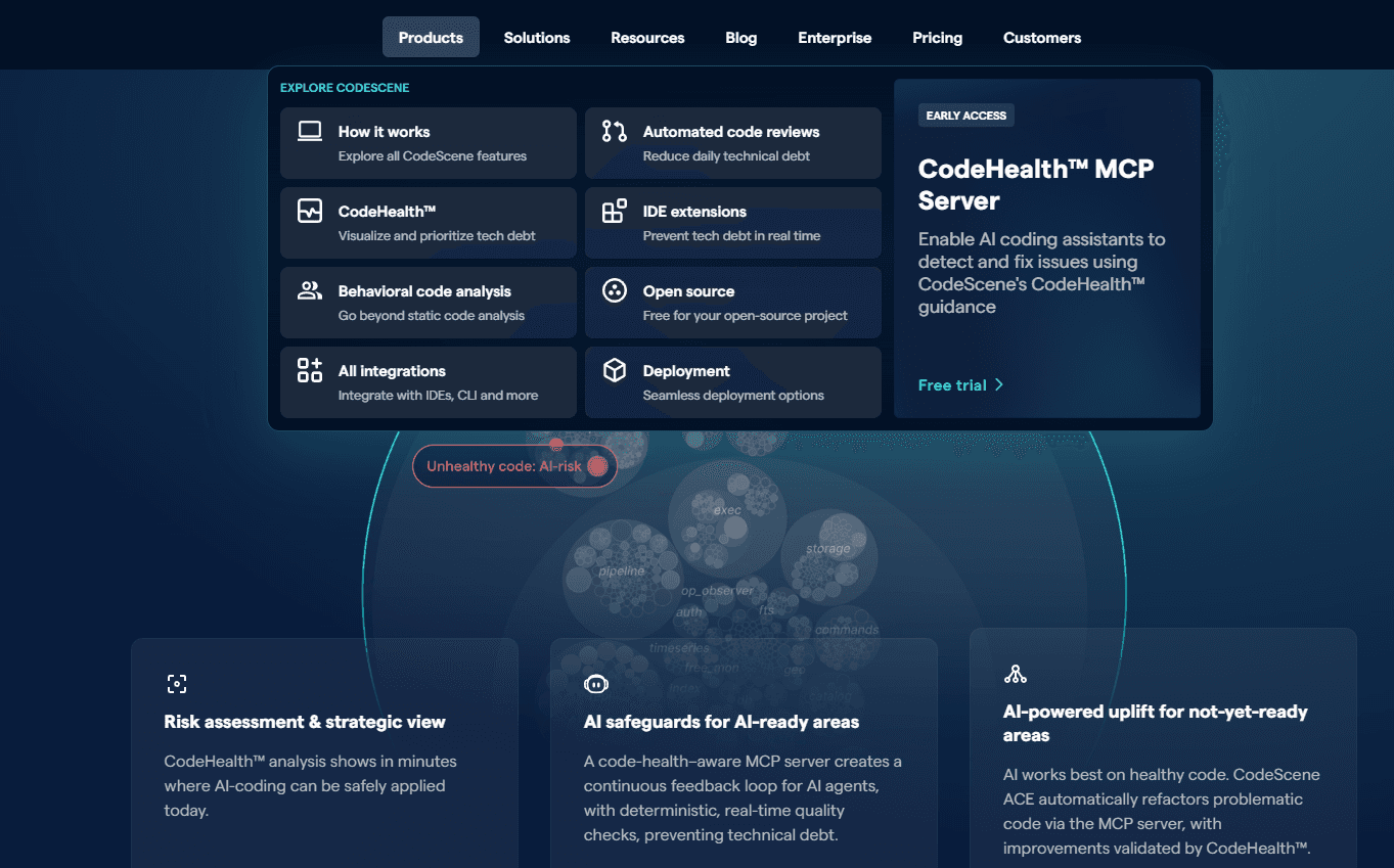 CodeScene screenshot