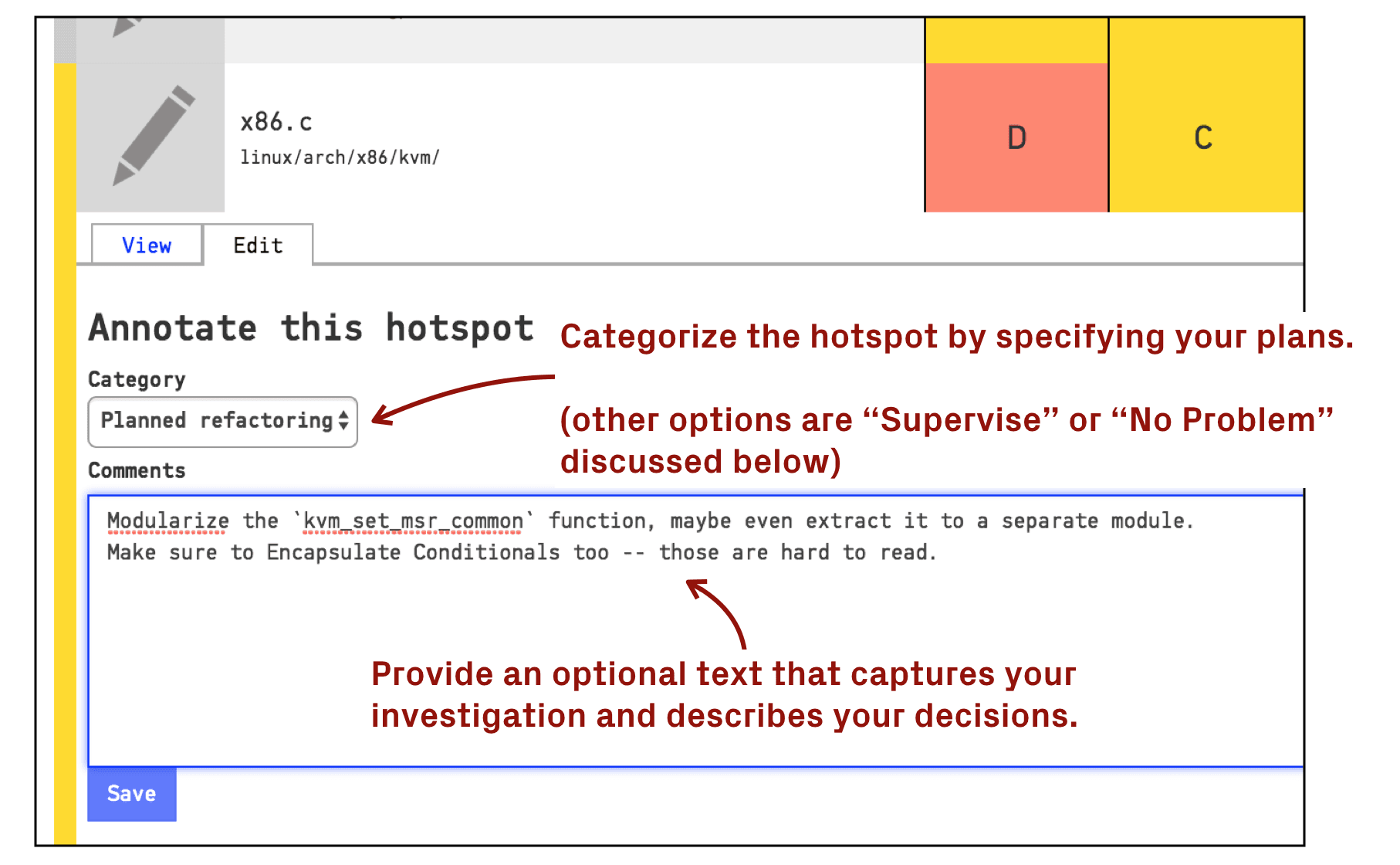 CodeScene screenshot