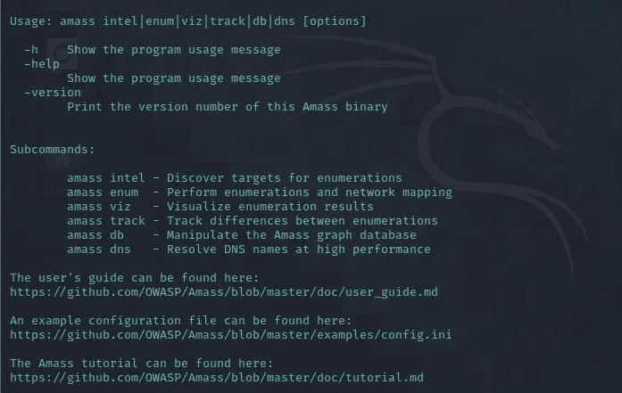 Amass screenshot