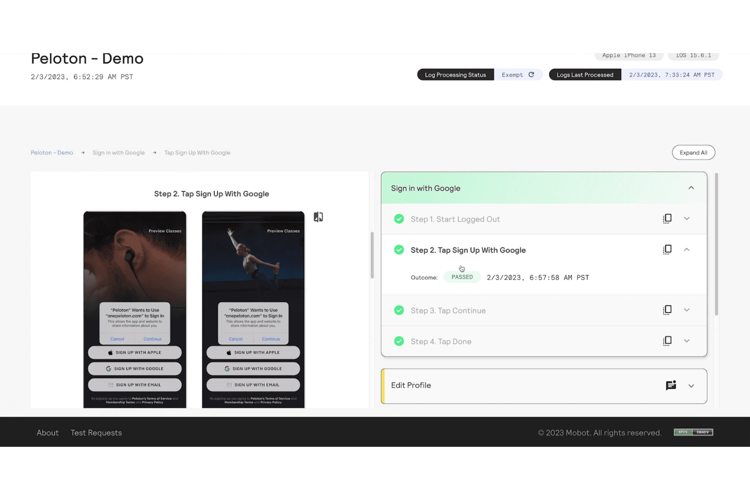 Mobot uses robots to run real-device tests for mobile apps.