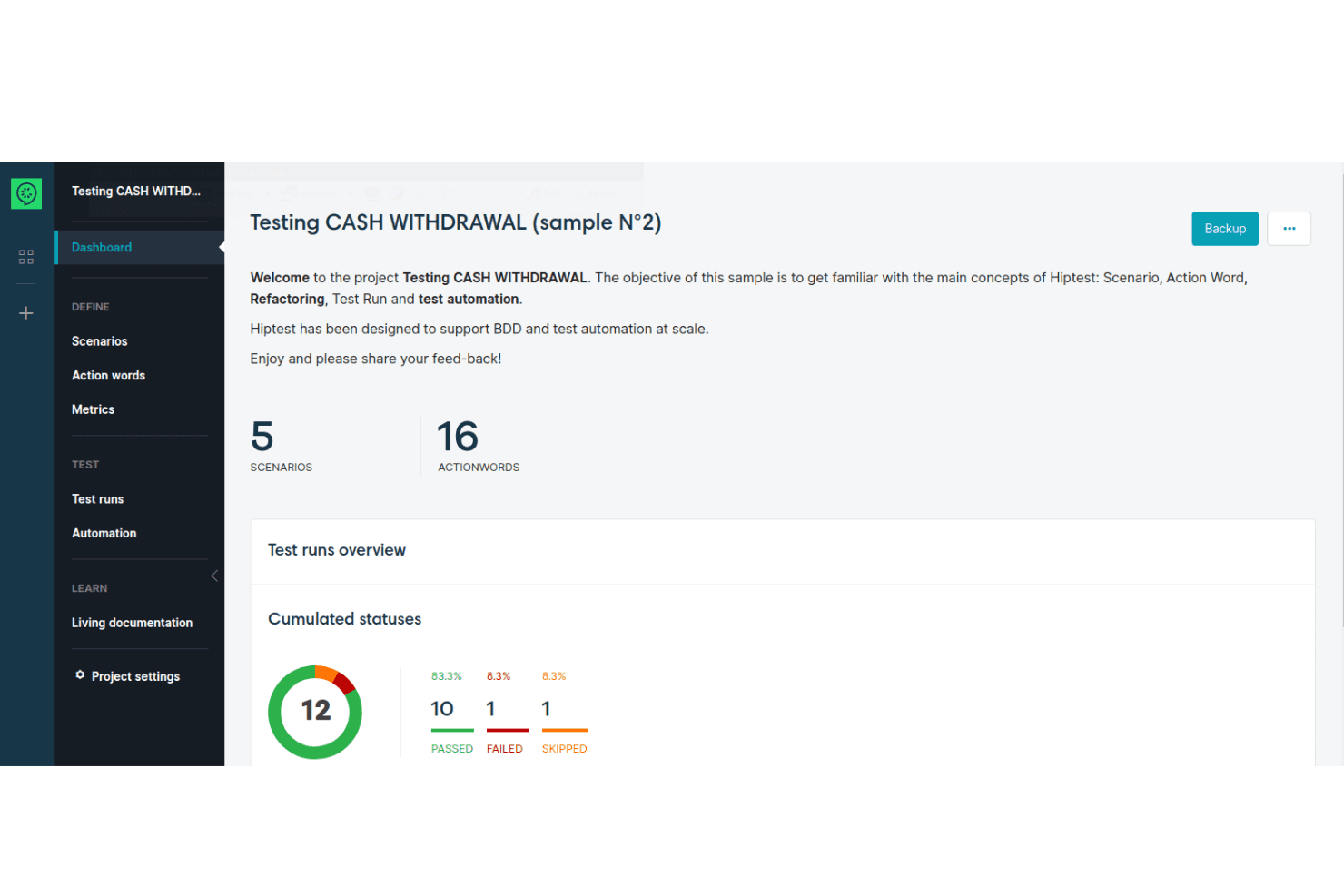 Cucumber enables BDD by writing tests in plain language for agile teams.