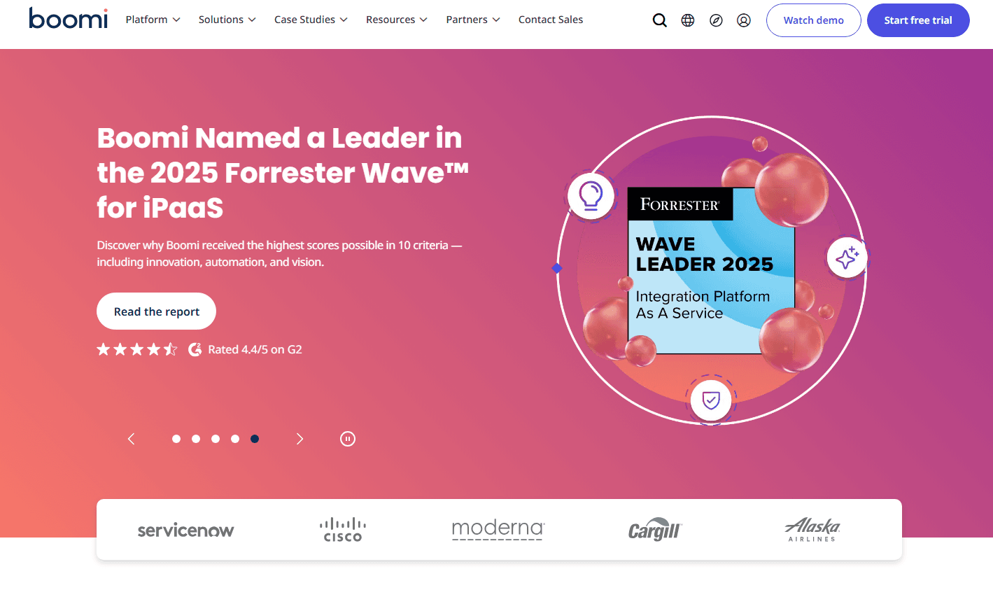 Cloud platform that connects and automates apps/data across systems.