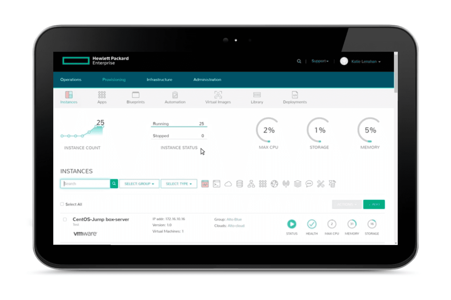 Delivers on-prem cloud services with flexible hybrid cloud infrastructure.